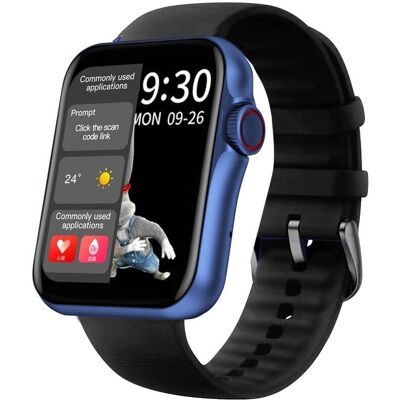 Smarty2.0 SW028N22 Montre connectée unisexe - Silicone noir - Montre intelligente Smarty2.0 SW028N22 Montre connectée unisexe - Silicone noir - Montre intelligente