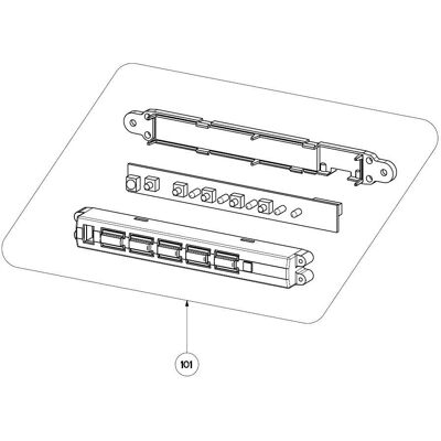 ROBLIN Modelo 3010503662734040157 - Panel de control para campana extractora ROBLIN Modelo 3010503662734040157 - Panel de control para campana extractora