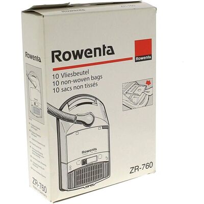 Rowenta ZR760 ZR765 Pack de 10 sacs d'aspirateur - Sacs d'aspirateur - Publicité Rowenta ZR760 ZR765 Pack de 10 sacs d'aspirateur - Sacs d'aspirateur - Publicité