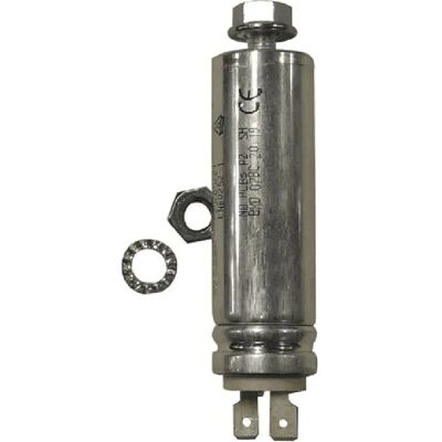 BOSCH B/S/H - 00055114 - 5.0 μF - 450V - Capacitor - Publicité BOSCH B/S/H - 00055114 - 5.0 μF - 450V - Capacitor - Publicité