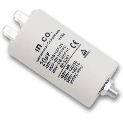 Whirlpool Modèle 2947743662734471715 - Condensateur 20 mF 450V Whirlpool Modèle 2947743662734471715 - Condensateur 20 mF 450V