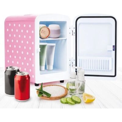 Yoghi Cold Beauty Pea 4L Mini Frigo - Silencieux, Portable - Rose et Blanc - Publicité Yoghi Cold Beauty Pea 4L Mini Frigo - Silencieux, Portable - Rose et Blanc - Publicité