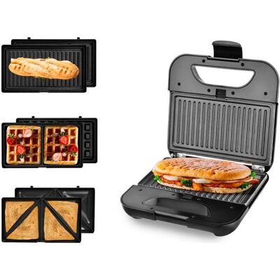Kitchencook MISTER_K Sandwich Maker 3 en 1 - Acier inoxydable - Publicité Kitchencook MISTER_K Sandwich Maker 3 en 1 - Acier inoxydable - Publicité
