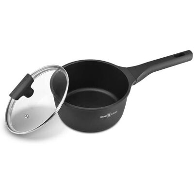 Casserole en fonte d'aluminium Durand Dupont 18 cm avec couvercle - Poêle - Publicité Casserole en fonte d'aluminium Durand Dupont 18 cm avec couvercle - Poêle - Publicité