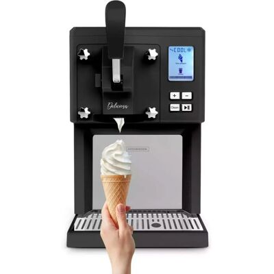 Kitchencook Deliciosa Machine à Glaces - 1,5L - Noir - Publicité Kitchencook Deliciosa Machine à Glaces - 1,5L - Noir - Publicité