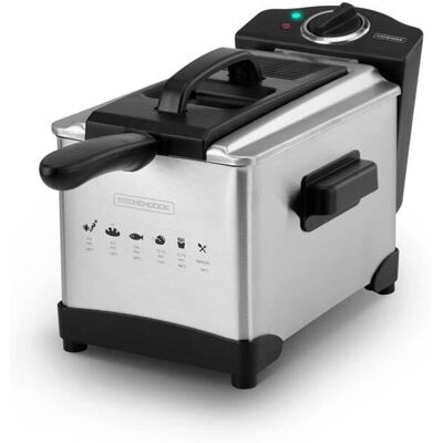 Kitchencook Semi Pro Fry Plus 3L - Acier inoxydable - Publicité Kitchencook Semi Pro Fry Plus 3L - Acier inoxydable - Publicité