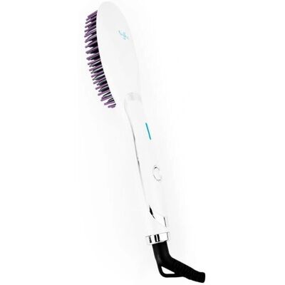 Brosse Chauffante et Lissante Céramique Yoghi - Tout Type de Cheveux - Publicité Brosse Chauffante et Lissante Céramique Yoghi - Tout Type de Cheveux - Publicité