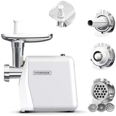 Kitchencook MG1300 - Acier Inoxydable - Hachoir à Viande - Publicité Kitchencook MG1300 - Acier Inoxydable - Hachoir à Viande - Publicité