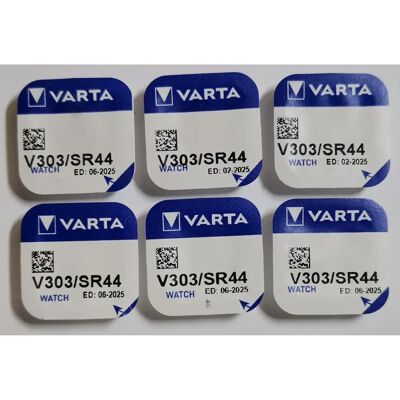 VARTA - V303 - SR44SW - 1.55V - Battery - Publicité VARTA - V303 - SR44SW - 1.55V - Battery - Publicité