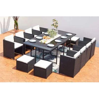 Concept Usine Miami 12 Juego de Muebles de Exterior - Mesa y Sillas de Jardín Concept Usine Miami 12 Juego de Muebles de Exterior - Mesa y Sillas de Jardín