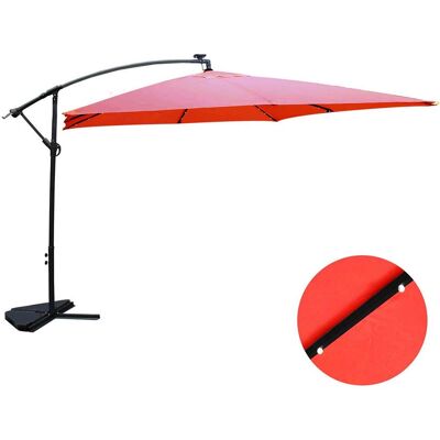 Concept Usine Solenzara Bulle - LED Sonnenschirm - 3x3m - Terrakotta Concept Usine Solenzara Bulle - LED Sonnenschirm - 3x3m - Terrakotta