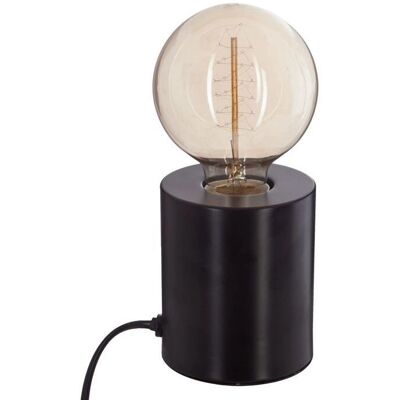 ATMOSPHERA - Candeeiro de mesa - Noir - Fer et PVC - Hauteur 10,5 cm - Lampe de table - Publicité ATMOSPHERA - Candeeiro de mesa - Noir - Fer et PVC - Hauteur 10,5 cm - Lampe de table - Publicité