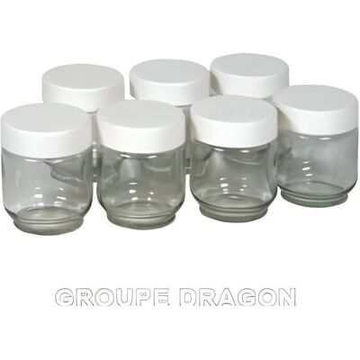 Lagrange - Pots En Verre X9 - Couvercles Vissants - Yaourtière - Publicité Lagrange - Pots En Verre X9 - Couvercles Vissants - Yaourtière - Publicité