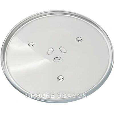 Assiette en verre pour micro-ondes Samsung - Diamètre 28,8 cm - Publicité Assiette en verre pour micro-ondes Samsung - Diamètre 28,8 cm - Publicité