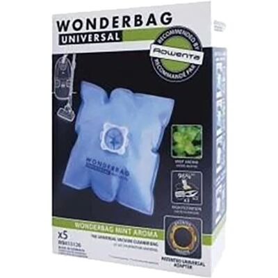 Sacs d'aspirateur Rowenta Parfum Menthe - Pack de 5 - Publicité Sacs d'aspirateur Rowenta Parfum Menthe - Pack de 5 - Publicité