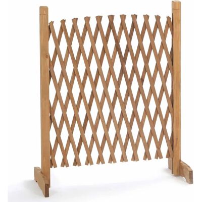 IDMARKET Baby-Sicherheitsgitter - Verstellbare Holzbarriere - 90cm hoch, 150cm max. Breite IDMARKET Baby-Sicherheitsgitter - Verstellbare Holzbarriere - 90cm hoch, 150cm max. Breite