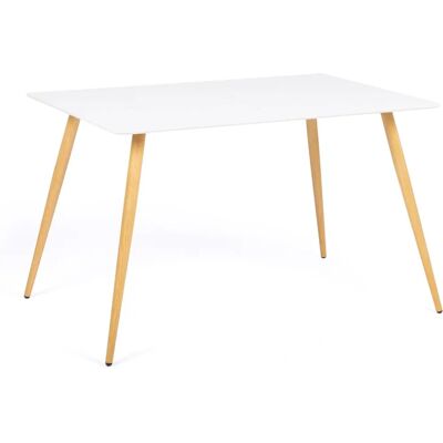 IDMARKET SARA Table à manger scandinave - 6 personnes IDMARKET SARA Table à manger scandinave - 6 personnes