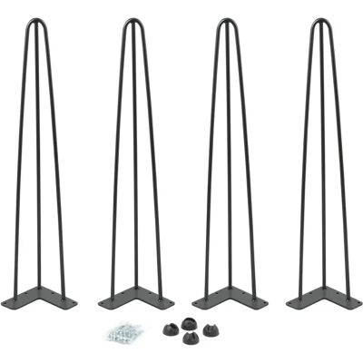 Gambe per tavolo in acciaio industriale IDMARKET 71CM - Supporta fino a 50kg Gambe per tavolo in acciaio industriale IDMARKET 71CM - Supporta fino a 50kg