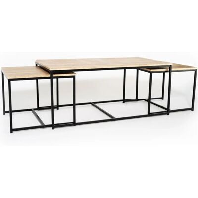 ID Market Detroit Conjunto de Mesas Nido Modulares - Diseño Industrial ID Market Detroit Conjunto de Mesas Nido Modulares - Diseño Industrial