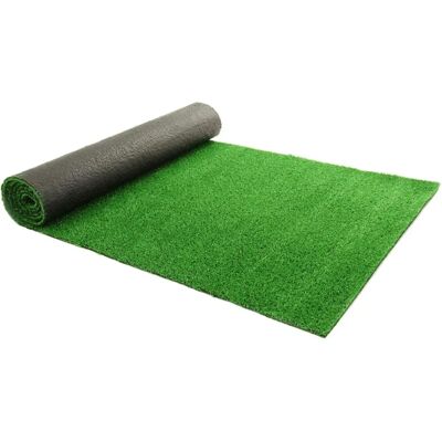 IDMARKET Gazon artificiel 1x10m 7mm - Jardin & Balcon IDMARKET Gazon artificiel 1x10m 7mm - Jardin & Balcon