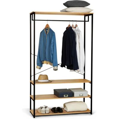 IDMARKET Armario Estilo Industrial - 100cm DETROIT IDMARKET Armario Estilo Industrial - 100cm DETROIT