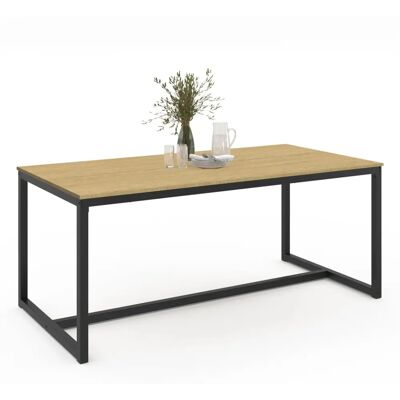 Table à manger industrielle IDMARKET Detroit - 180 cm Table à manger industrielle IDMARKET Detroit - 180 cm