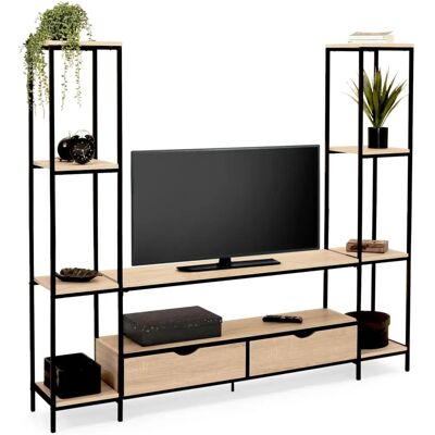 IDMARKET Detroit Industrieller TV-Ständer - 193 cm IDMARKET Detroit Industrieller TV-Ständer - 193 cm