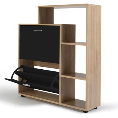 Idmarket - Meuble à chaussures Klark - Gain de place, 24 chaussures - Publicité Idmarket - Meuble à chaussures Klark - Gain de place, 24 chaussures - Publicité