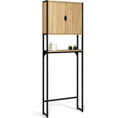Meuble de salle de bain IDMARKET Detroit - Armoire et étagère style industriel - Publicité Meuble de salle de bain IDMARKET Detroit - Armoire et étagère style industriel - Publicité