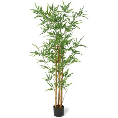 IDMARKET Plante Bambou Artificielle - 150cm, Résistante, Facile à Déplacer - Publicité IDMARKET Plante Bambou Artificielle - 150cm, Résistante, Facile à Déplacer - Publicité