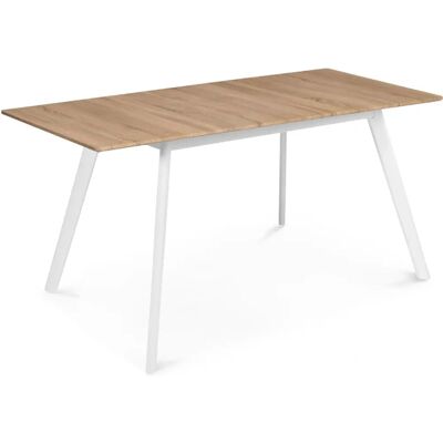 Idmarket Inga Tavolo da Pranzo Scandinavo Estensibile - 120-160cm Idmarket Inga Tavolo da Pranzo Scandinavo Estensibile - 120-160cm