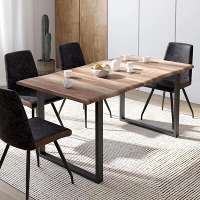 IDMARKET Dakota U-förmiger Industriessetisch - 6 Sitzplätze IDMARKET Dakota U-förmiger Industriessetisch - 6 Sitzplätze