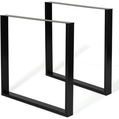 IDMARKET Tischbeine - Industrielle Quadratische Metallstütze - 78x71 cm IDMARKET Tischbeine - Industrielle Quadratische Metallstütze - 78x71 cm