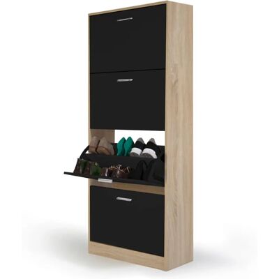 Idmarket - Mobile Scarpiere Klark - Capacità 48 Scarpe - Design Moderno Idmarket - Mobile Scarpiere Klark - Capacità 48 Scarpe - Design Moderno
