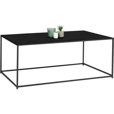 Idmarket Metall-Couchtisch - 113cm Industrielles Design Idmarket Metall-Couchtisch - 113cm Industrielles Design