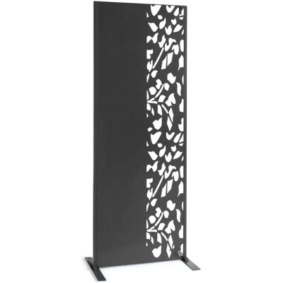 Idmarket - Panel decorativo de metal Flor - Pantalla de privacidad exterior Idmarket - Panel decorativo de metal Flor - Pantalla de privacidad exterior