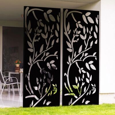 Idmarket - Panneau décoratif universel extérieur - 150x50cm - Noir mat - Publicité Idmarket - Panneau décoratif universel extérieur - 150x50cm - Noir mat - Publicité