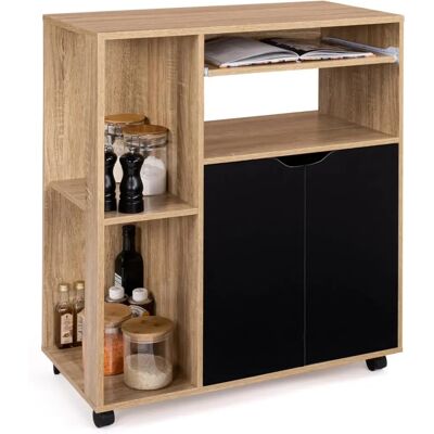 Armoire de rangement Cosi d'Idmarket - noir - mobilier de cuisine - Publicité Armoire de rangement Cosi d'Idmarket - noir - mobilier de cuisine - Publicité