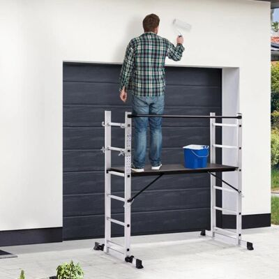 Piattaforma multiuso in alluminio Idmarket - 165cm Piattaforma multiuso in alluminio Idmarket - 165cm