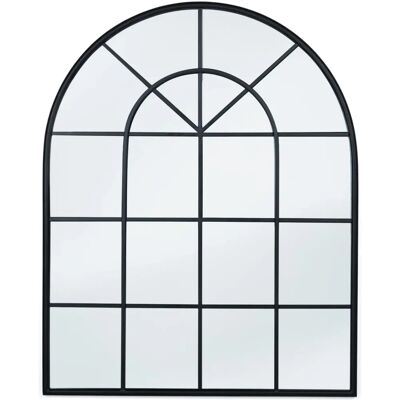 IDMARKET - Miroir arc en cristal de style industriel 80x100cm - Miroir IDMARKET - Miroir arc en cristal de style industriel 80x100cm - Miroir