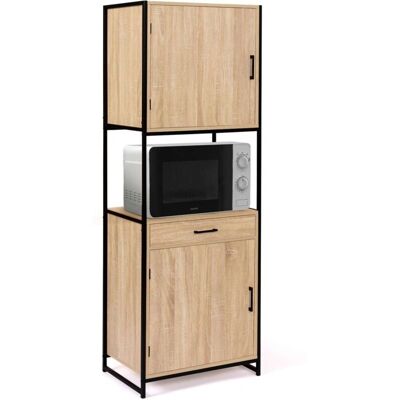 Idmarket Detroit Küchenschrank - 60cm Industrielles Design Idmarket Detroit Küchenschrank - 60cm Industrielles Design