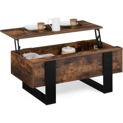 IDMARKET Phoenix Schwarzer Holz Hebetisch IDMARKET Phoenix Schwarzer Holz Hebetisch