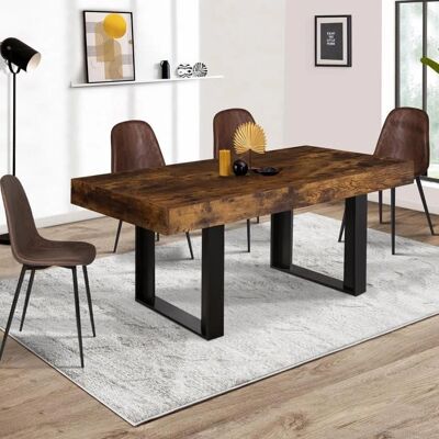 IDMARKET Phoenix 160cm Esstisch - Industrie Design für 6 Personen IDMARKET Phoenix 160cm Esstisch - Industrie Design für 6 Personen