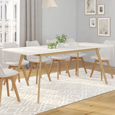 Idmarket Inga Ausziehbarer Esstisch - Skandinavisches Design Idmarket Inga Ausziehbarer Esstisch - Skandinavisches Design