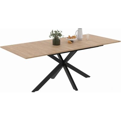 Mesa de comedor Idmarket Alix - 6-10 asientos - Madera, Negro, Extensible Mesa de comedor Idmarket Alix - 6-10 asientos - Madera, Negro, Extensible