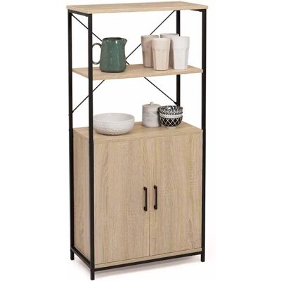 IDMARKET Detroit Buffet - Design industriel, 125cm IDMARKET Detroit Buffet - Design industriel, 125cm