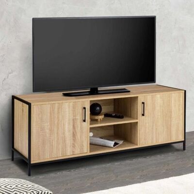 IDMARKET Detroit Soporte de TV - Estilo Industrial - 140cm IDMARKET Detroit Soporte de TV - Estilo Industrial - 140cm