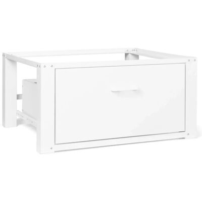 Soporte para lavadora IDMARKET - Blanco - 63x54 cm Soporte para lavadora IDMARKET - Blanco - 63x54 cm