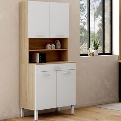Idmarket CINA 80 cm Buffet de Cuisine - Rangement Moderne - Publicité Idmarket CINA 80 cm Buffet de Cuisine - Rangement Moderne - Publicité