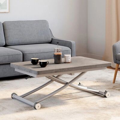 Table basse urbaine Idmarket - 2-en-1, Réglable, Gain de place Table basse urbaine Idmarket - 2-en-1, Réglable, Gain de place